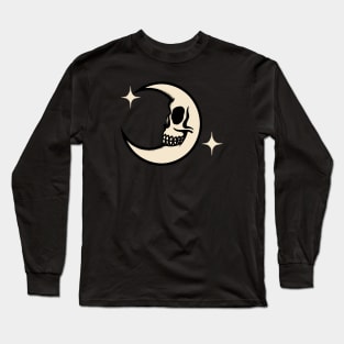 Skull Moon Long Sleeve T-Shirt